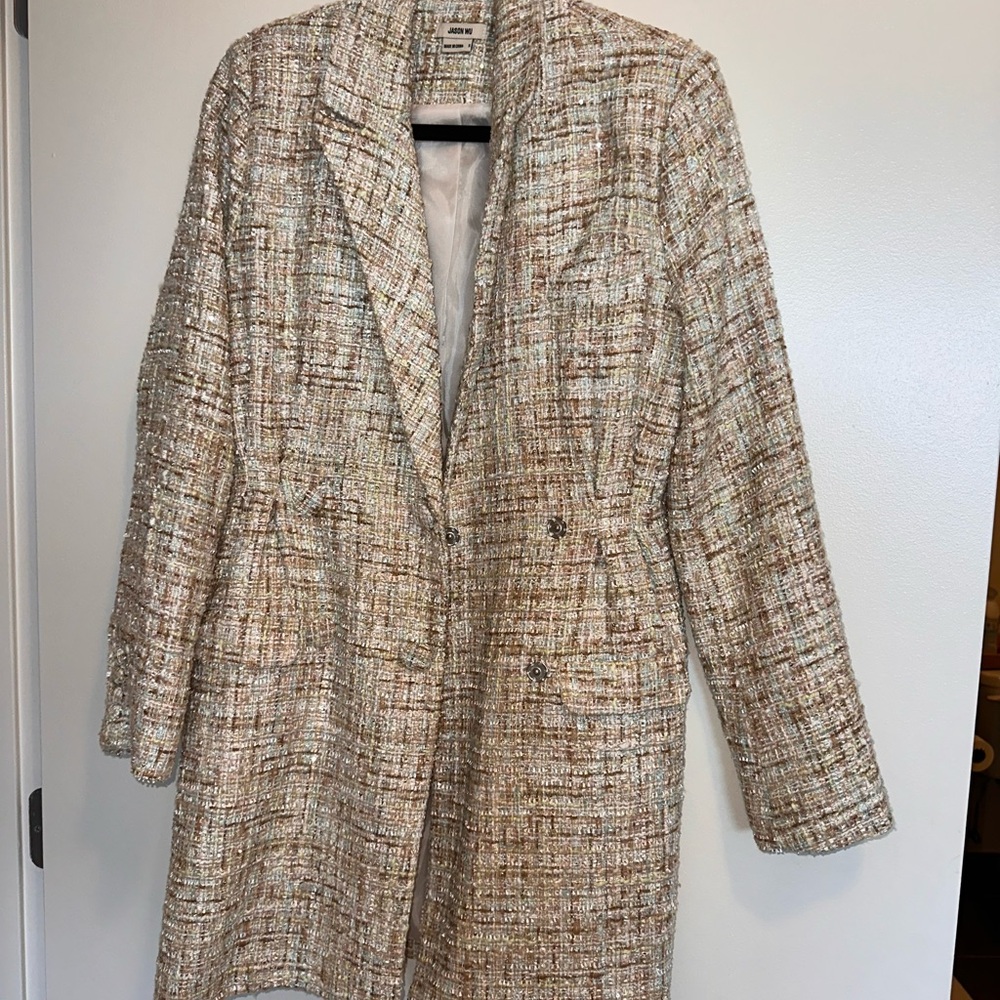 Jason Wu Cream Tweed Blazer
